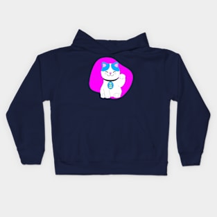 Fortune cat cat club Kids Hoodie